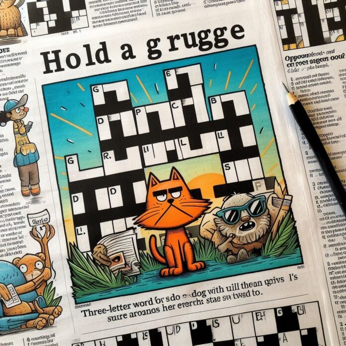 Held a Grudge Crossword Held a Grudge Crossword