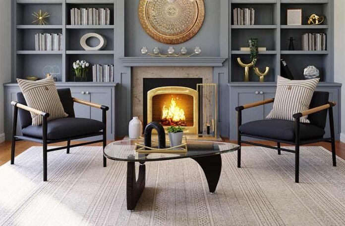 Marble Fireplace Home Interior Ideas - Beautiful Homes Elevating Your Interior Spaces Design Tips for a Stylish and Harmonious Home