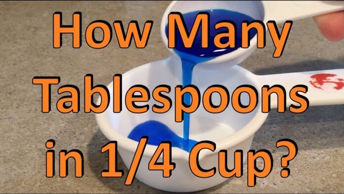 How Many Tablespoons In 1-4 Cup How Many Tablespoons in 1/4 Cup
