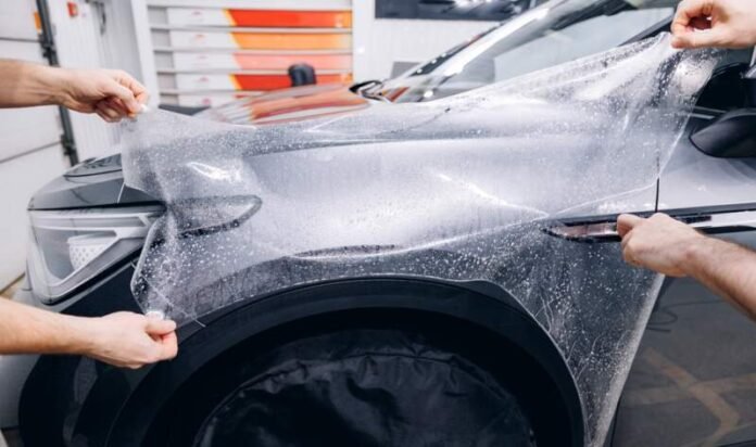 Protective,Vinyl,Film,For,Car,With,From,Gravel,Chips,And Paint Protection Film